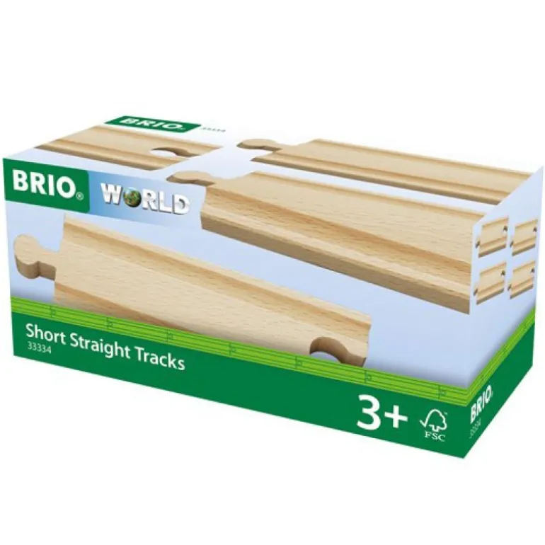 BRIO World Skinner rett Små 4 pakning 33334