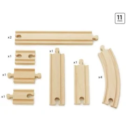 BRIO World Skinnesett 11 Deler - Nybegynner 33401