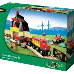 BRIO World Togbane - Bondegård 33719