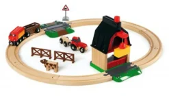 BRIO World Togbane - Bondegård 33719