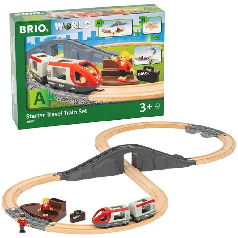 BRIO World Togbane Startsett - Reisetog