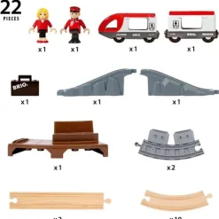 BRIO World Togbane Startsett - Reisetog