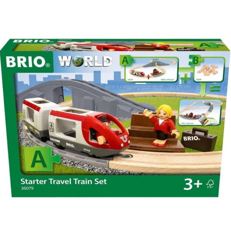 BRIO World Togbane Startsett - Reisetog