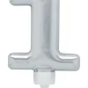 Bursdagslys Sølv 8 cm - Tallet 1