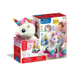 Clementoni Baby Enhjørning Gyngehest/Gåbil