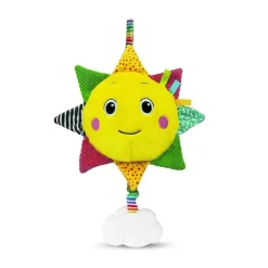 Clementoni Baby Plysj Aktivitetsleke m/ lyd - Sol fra 0 år