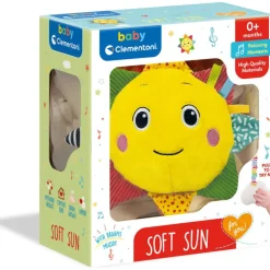 Clementoni Baby Plysj Aktivitetsleke m/ lyd - Sol fra 0 år