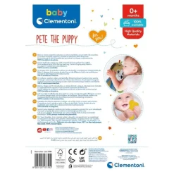 Clementoni Baby Plysjbamse 30cm - Pete the Puppy