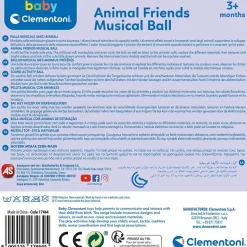 Clementoni Ball med musikk fra 3 måneder