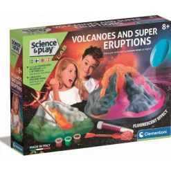 Clementoni Eksperiment - Vulkaner og Superutbrudd vitenskapssett