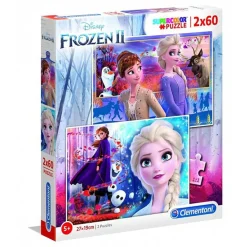 Clementoni Puslespill - Disney Frost 2 2x60 biter