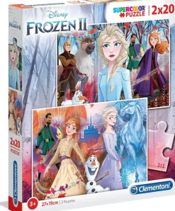 Clementoni Puslespill - Disney Frost 2 2x20 biter
