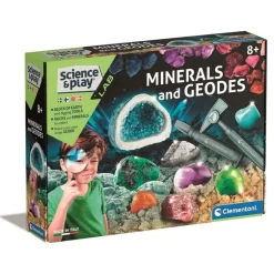 Clementoni Science & Play LAB Eksperimentsett: Mineraler og Geoder