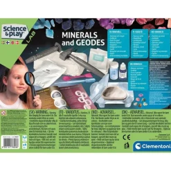 Clementoni Science & Play LAB Eksperimentsett: Mineraler og Geoder