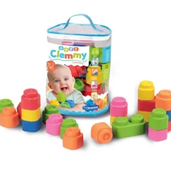 Clementoni Soft Clemmy - Myke byggeklosser 24 deler fra 6 måneder