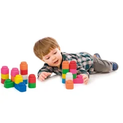 Clementoni Soft Clemmy - Myke byggeklosser 24 deler fra 6 måneder