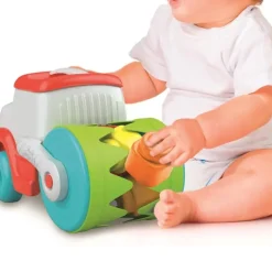 Clementoni Soft Clemmy Sensorisk Arbeidsbil m/ 6 myke klosser