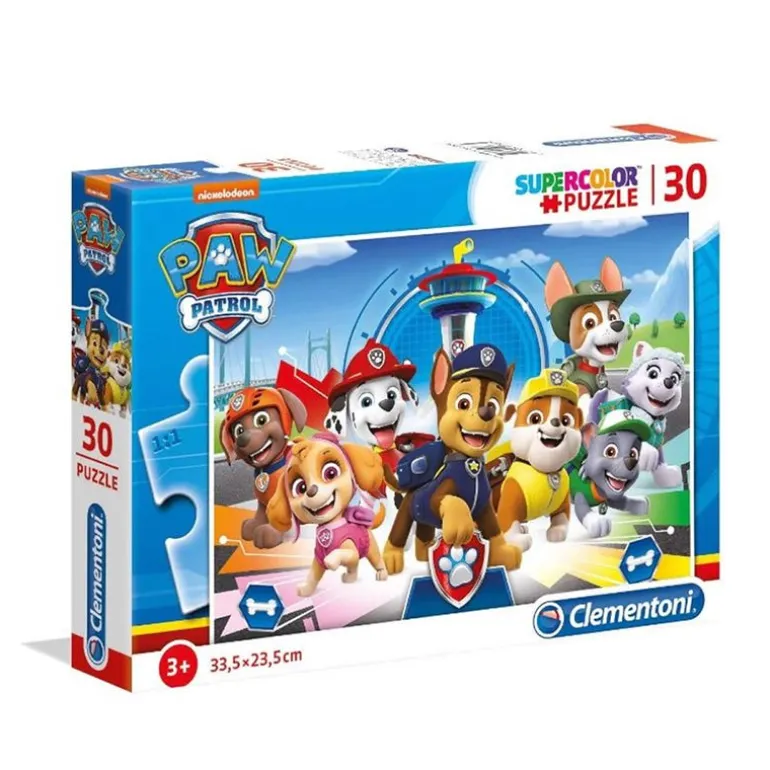 Clementoni Super Color Puslespill 30 Brikker - Paw Patrol