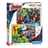 Clementoni Super Color Puslespill 2x60 Brikker - Marvel: Avengers