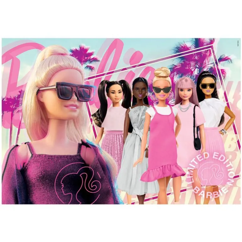 Clementoni Super Color Puslespill 104 Brikker - Barbie