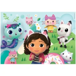 Clementoni Super Color Puslespill 2x60 Brikker - Gabby’s Dollhouse