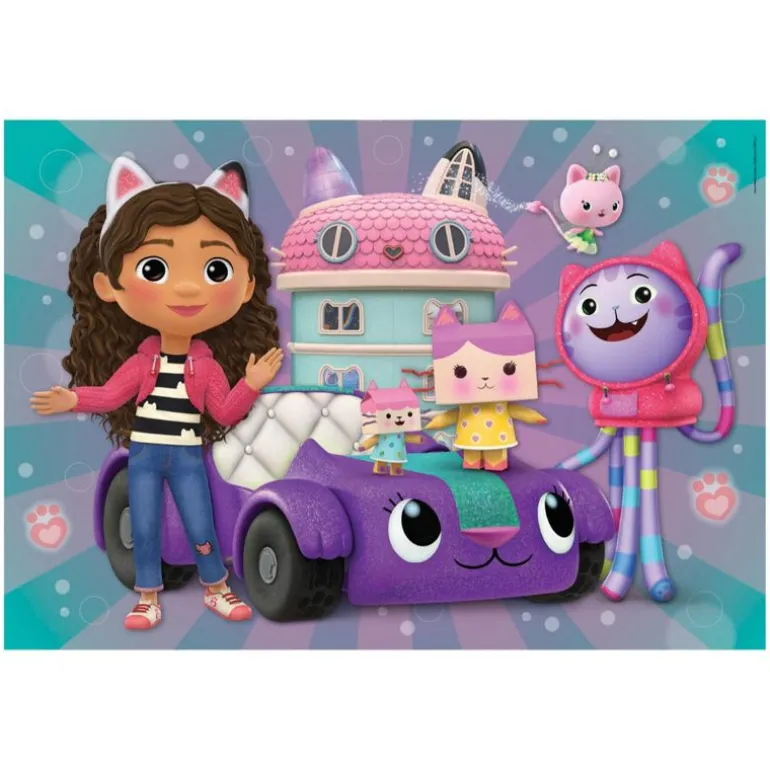 Clementoni Super Color Puslespill 2x20 Brikker - Gabby’s Dollhouse