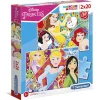 Clementoni Super Color Puslespill 2x20 Brikker - Disney Princess