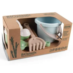 Dantoy BIO Plast Sandsett 4 Deler - Grønn Vannkanne