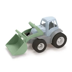 Dantoy BIO Plast Traktor m/ grabb 30cm - Blå