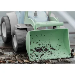 Dantoy BIO Plast Traktor m/ grabb 30cm - Blå