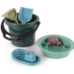 Dantoy Blue Marine Bøttesett - Bøtte med spade, rive, sil, form og båt