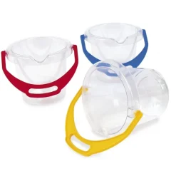 Dantoy Bøtte klar - blått håndtak 14 cm