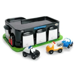 Dantoy Classic FunCars Politistasjon m/ 3 lekebiler