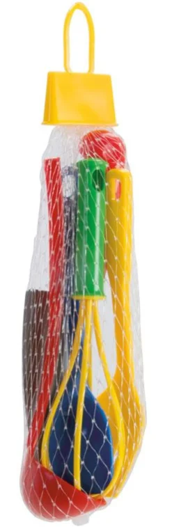 Dantoy Kjøkkensett i Nett 5 Deler - Kjøkkenutstyr