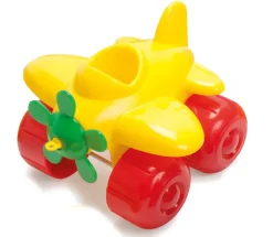 Dantoy Kjøretøy i Plast 17cm - Gult Fly