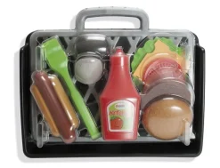 Dantoy Lekegrill med Pølse og hamburger**