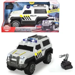Dickie Toys Kjøretøy - SUV Politibil med lyd og lys