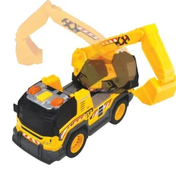 Dickie Toys Lastebil m/ gravemaskin 30cm