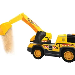 Dickie Toys Lastebil m/ gravemaskin 30cm