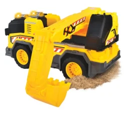 Dickie Toys Lastebil m/ gravemaskin 30cm