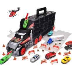 Dickie Toys Lastebilkoffert 62 cm med 9 lekebiler