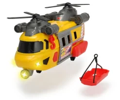 Dickie Toys Lekebil 30cm m/ lyd og lys - Redningshelikopter