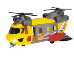Dickie Toys Lekebil 30cm m/ lyd og lys - Redningshelikopter