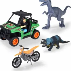 Dickie Toys Lekebil m/ dinosaur figurer - Dino Explorer
