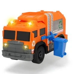 Dickie Toys Lekebil m/ lyd og lys 30cm - Søppelbil