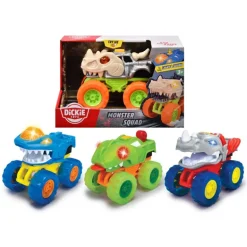 Dickie Toys Monster Squad Lekebil m/ lys og lyd (assortert)