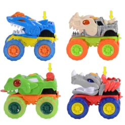 Dickie Toys Monster Squad Lekebil m/ lys og lyd (assortert)