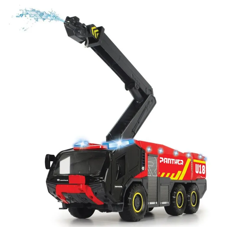 Dickie Toys Radiostyrt bil - Flyplassbrannbil 60 cm med vannkanon