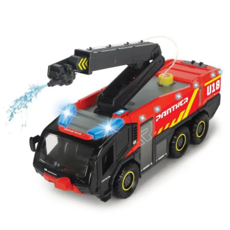 Dickie Toys Radiostyrt bil - Flyplassbrannbil 60 cm med vannkanon
