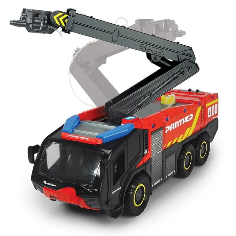 Dickie Toys Radiostyrt bil - Flyplassbrannbil 60 cm med vannkanon